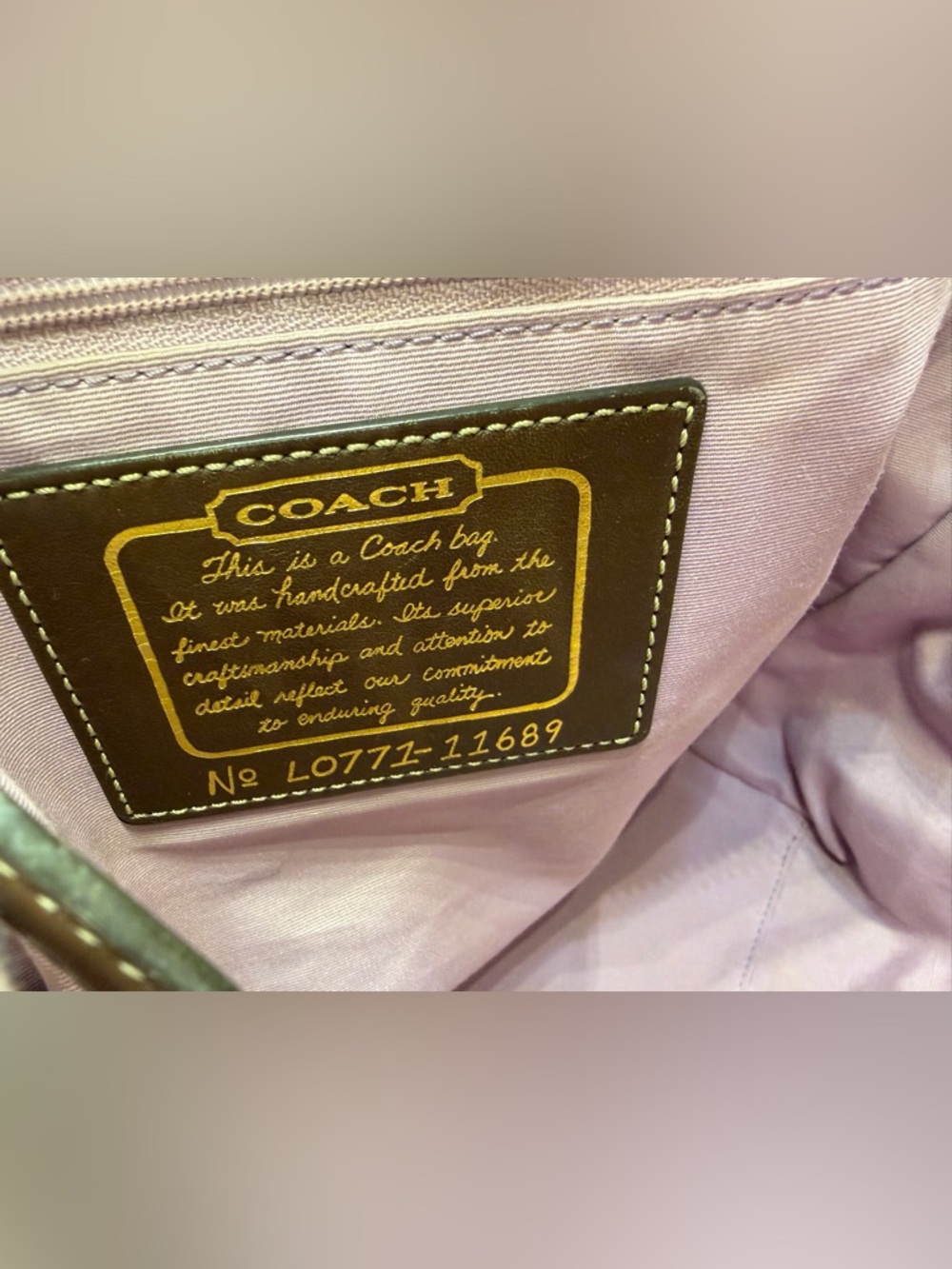 Coach Signature Ergo Hobo
Shoulder Bag Brown No LO771-11689 - Picture 11 of 11